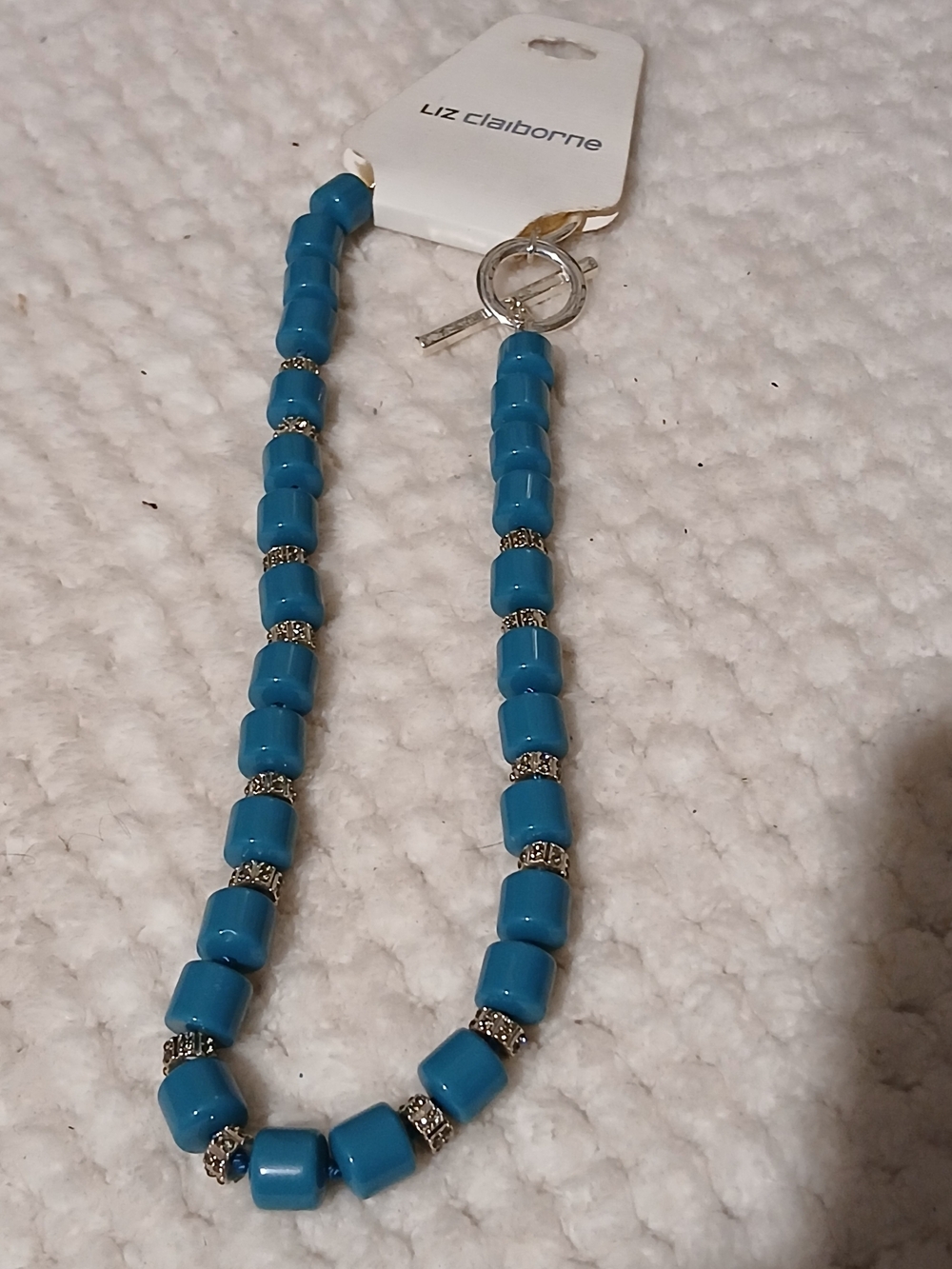 Liz Claiborne Turquoise Beaded Necklace